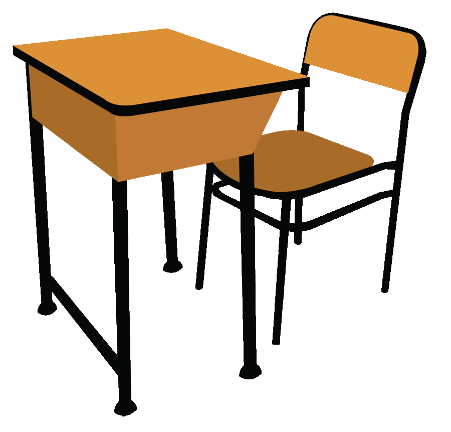 School Table Clipart Classroom Desk Clipartdesk Clipart Black And