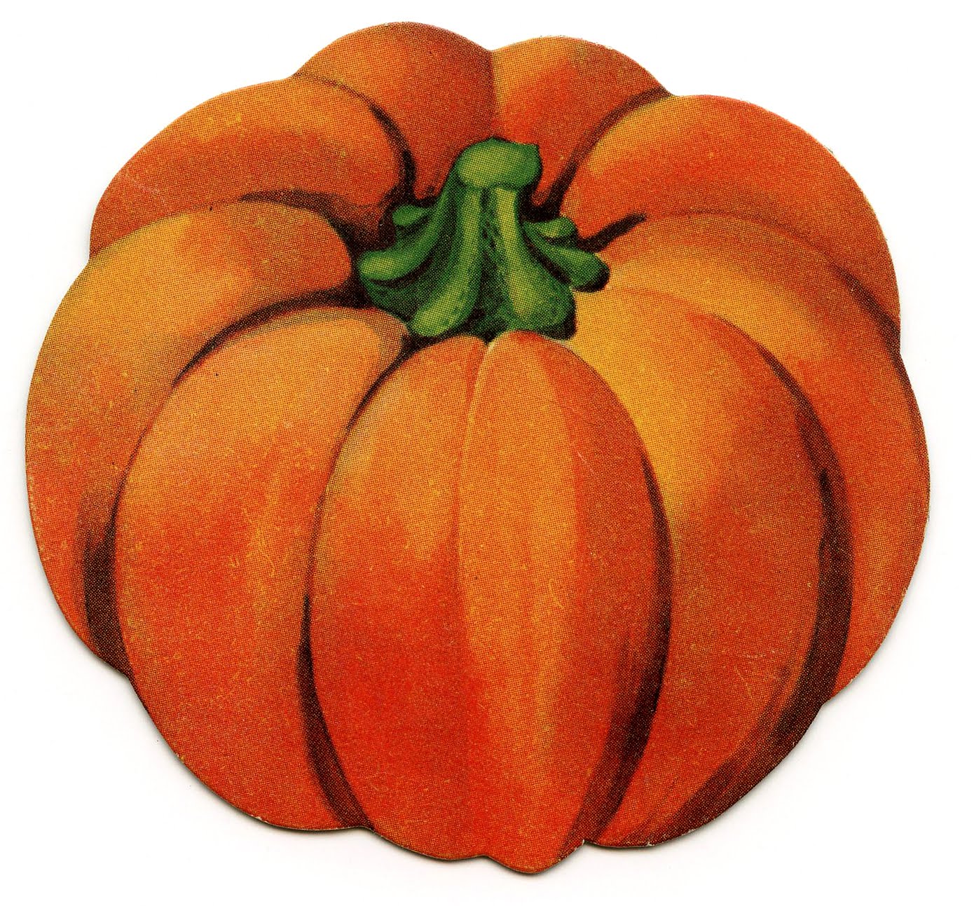 Vintage Halloween Clip Art   Cute Little Pumpkin   The Graphics Fairy