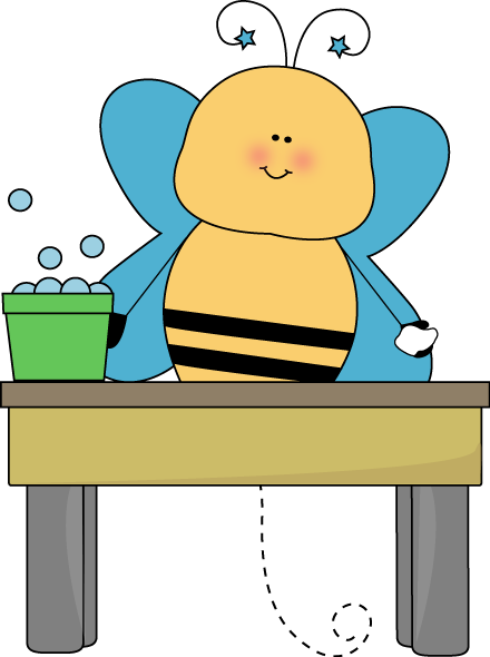Bee Table Washer Clip Art   Bee Table Washer Vector Image