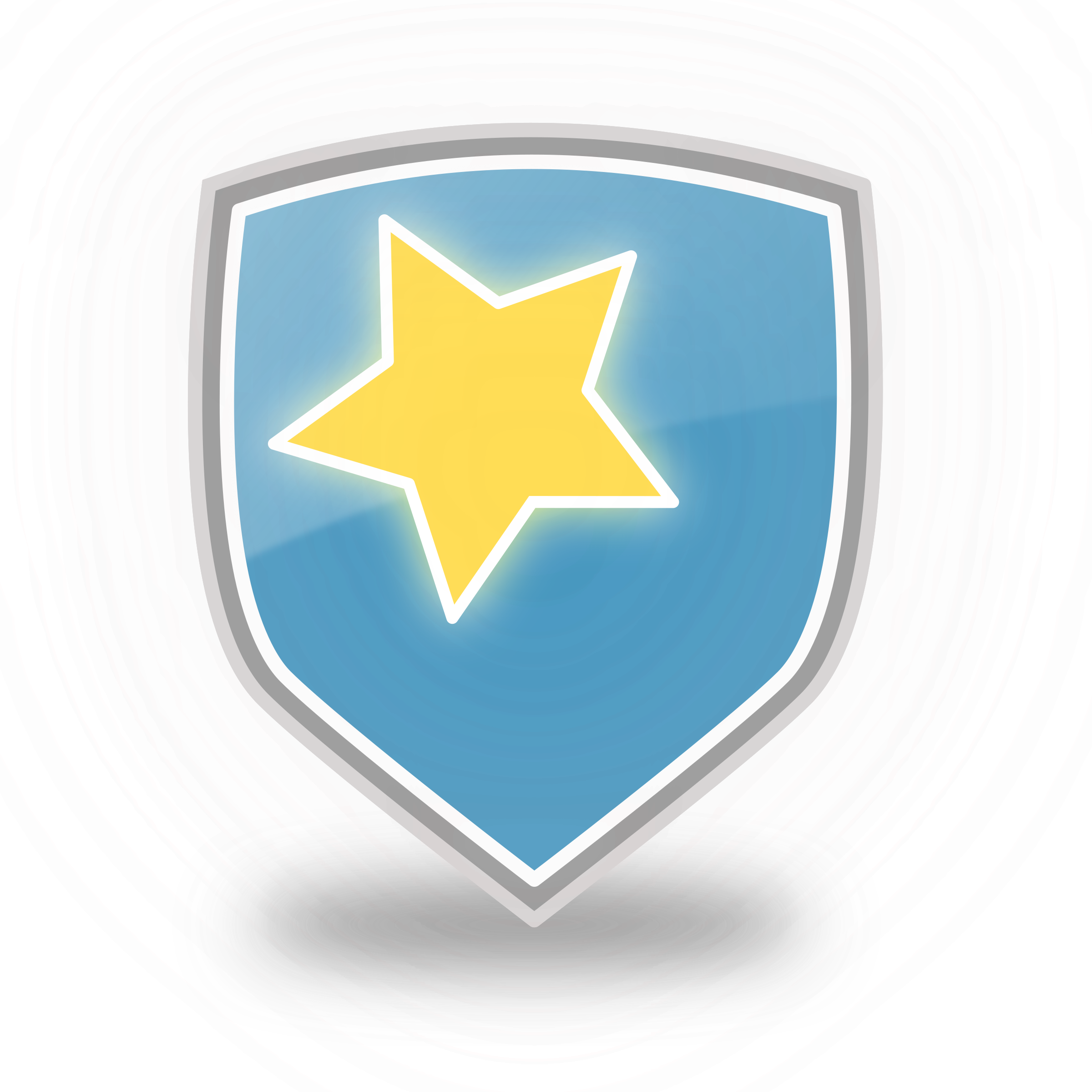 Blue Shield Star Icon By Rachaelanaya