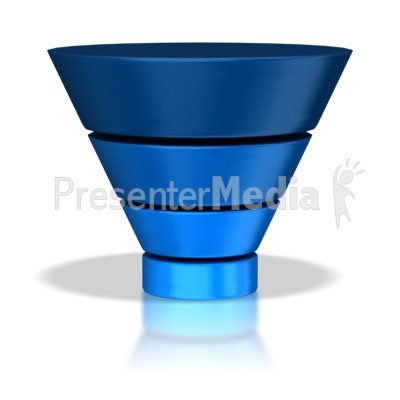 Four Stage Funnel   Signs And Symbols   Great Clipart For