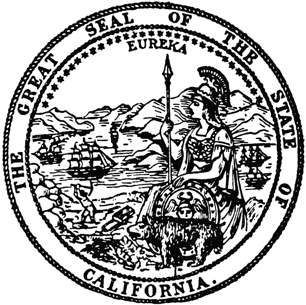 Great Seal Of California Colouring Pages