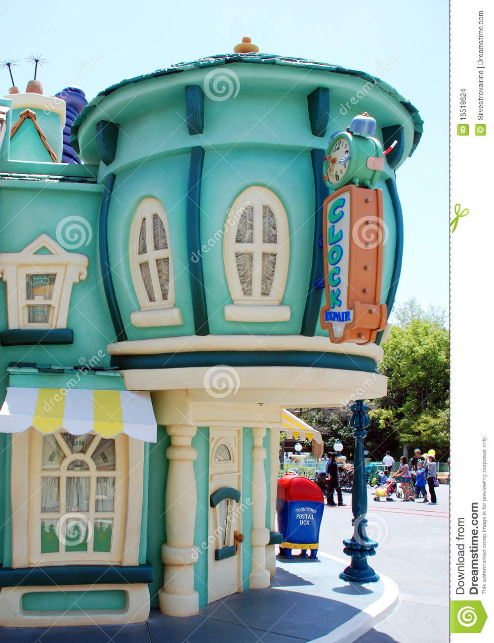 Mickey S Toontown In Disneyland California Editorial Stock Image
