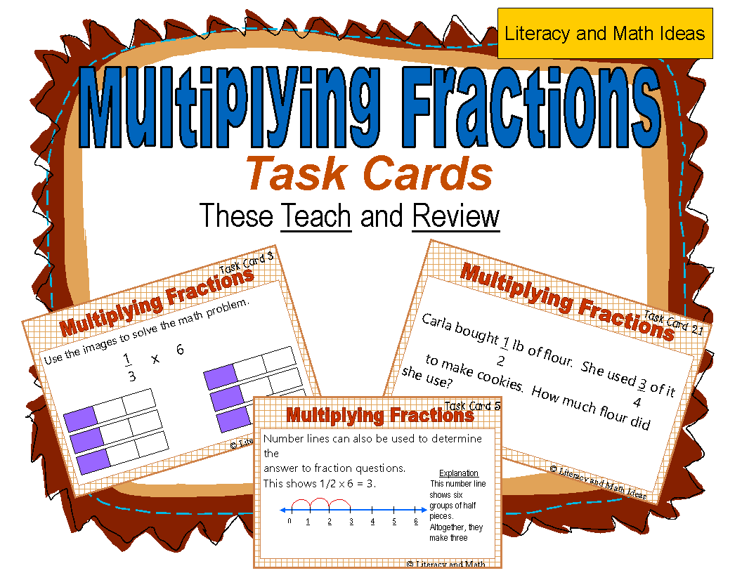 Multiplying Fractions A Fraction Is Multiplied