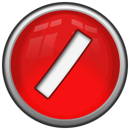 Red Slash Icon