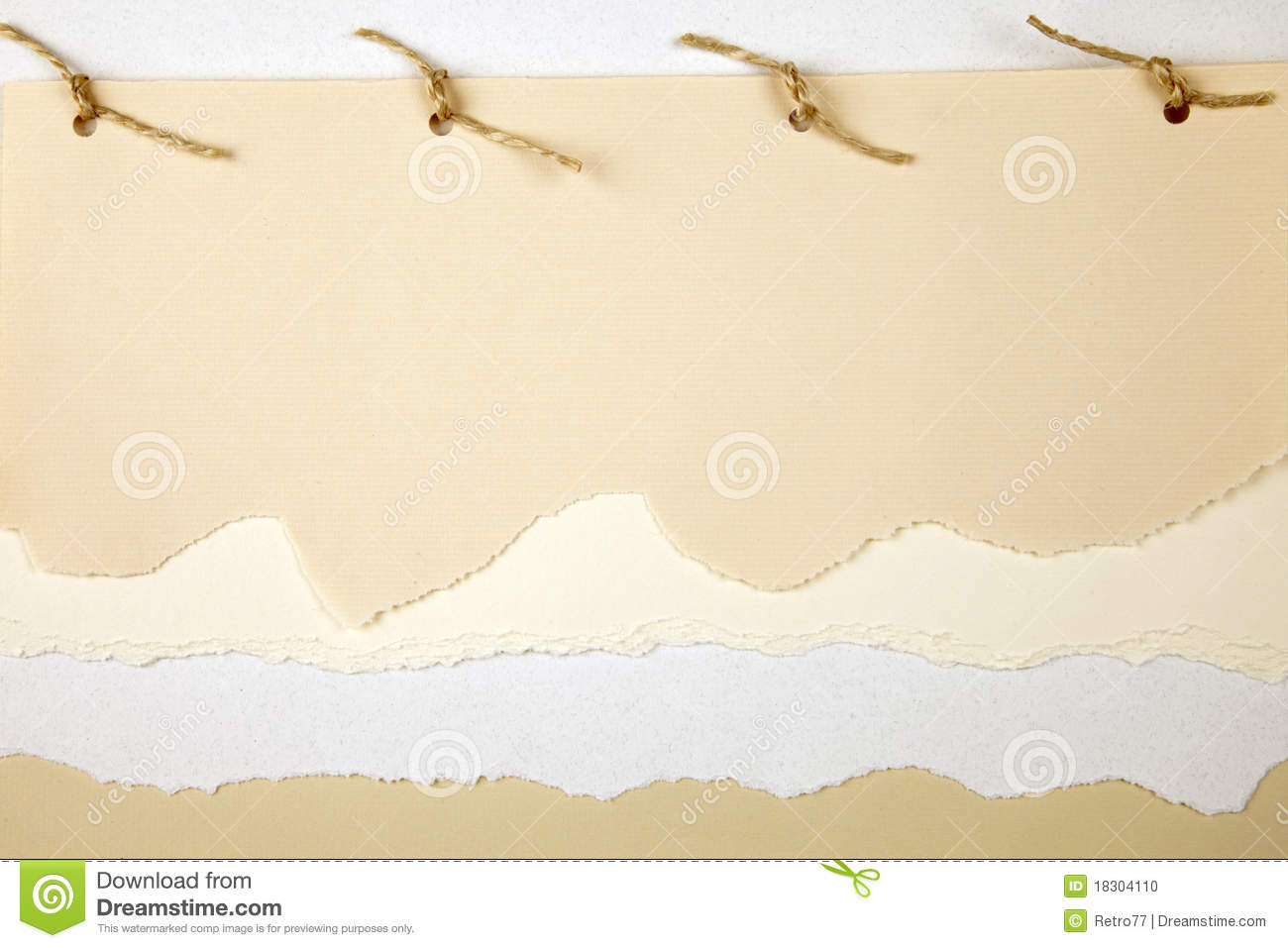Ripped Paper Stock Photo   Image  18304110