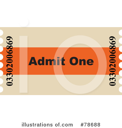 Royalty Free  Rf  Ticket Clipart Illustration By Prawny   Stock Sample