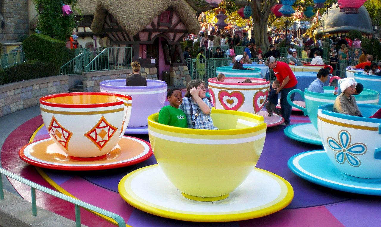 Tea Cups Disneyland California By Artbybeverly On Deviantart