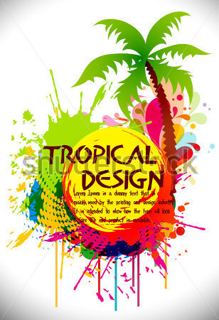 Tropical Beach Party Vector Clipart Backgrounds Pic 9 Es Clipartlogo