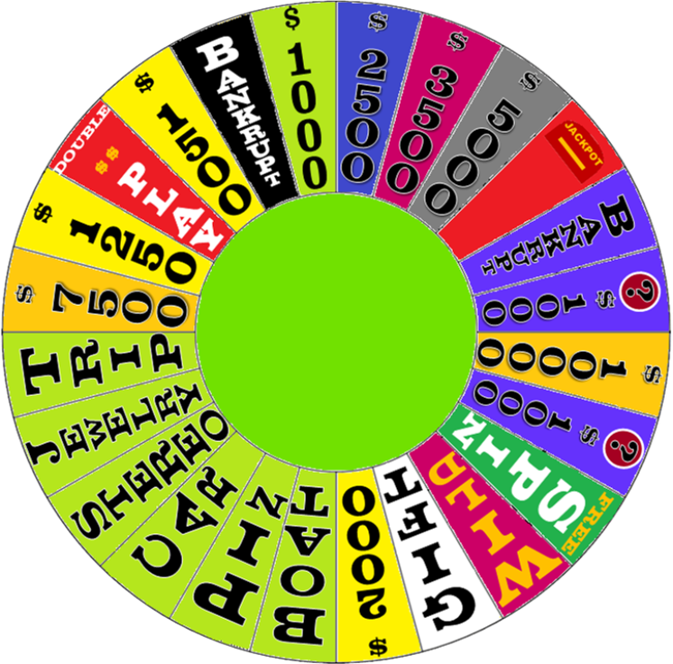 Wheel Of Fortune Clip Art