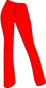 Women Trousers Red Clip Art At Clker Com   Vector Clip Art Online
