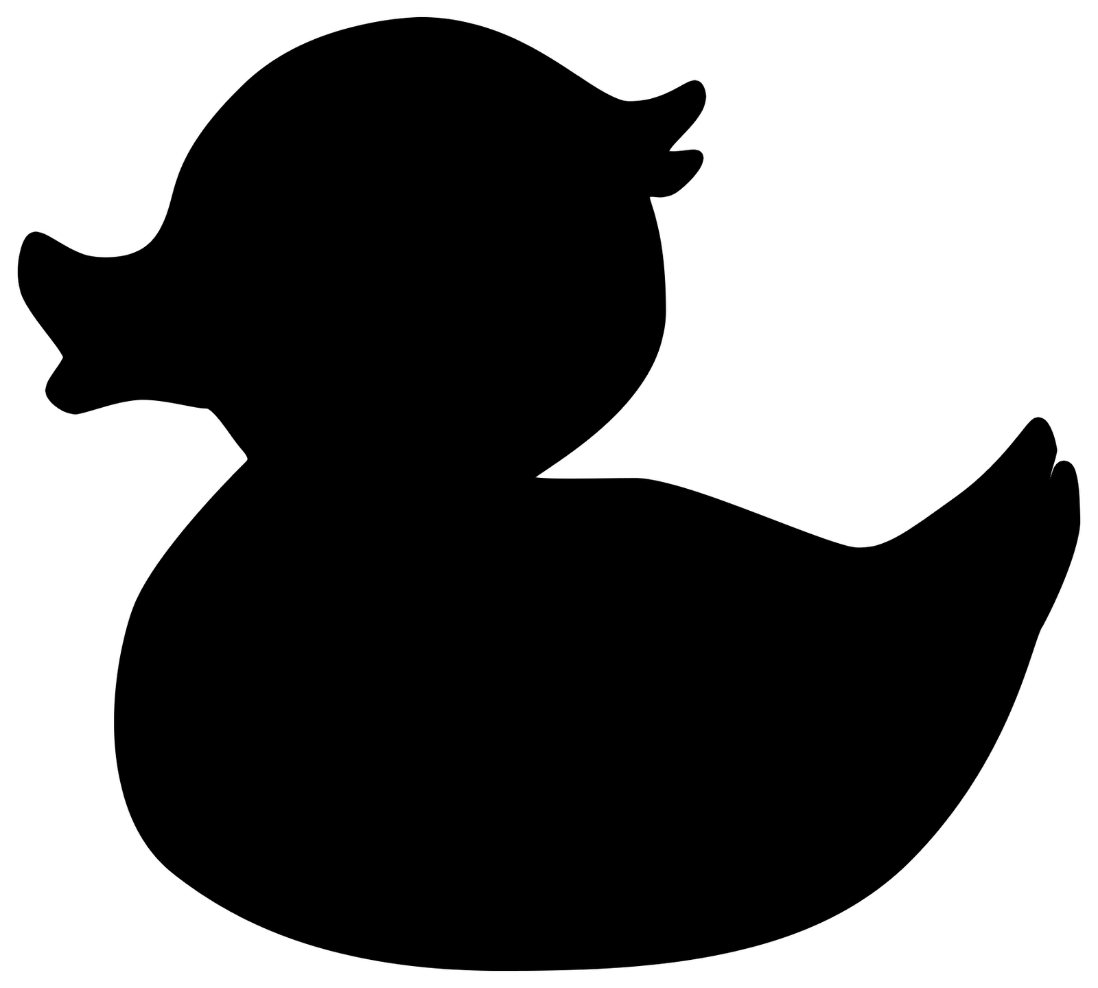 18 Duck Silhouette Free Cliparts That You Can Download To You Computer