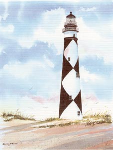 Cape Hatteras Lighthouse Colouring Pages  Page 3