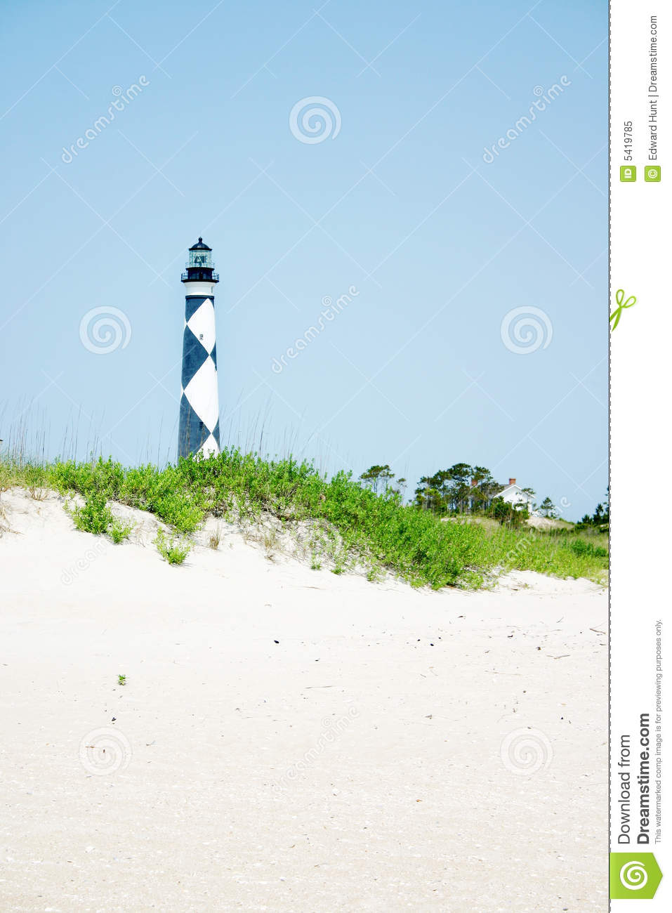Cape Lookout Light House Royalty Free Stock Photo   Image  5419785