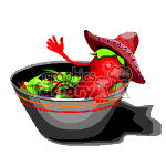 Chili Pepper Sitting In A Salad Bowl 