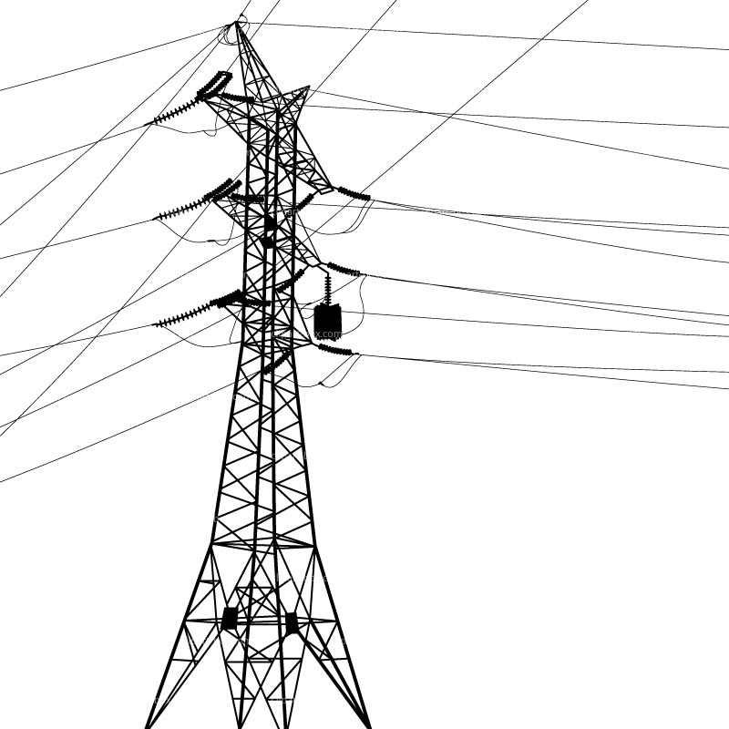 Clipart Electric Pole   Royalty Free Vector Design