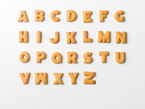 Cookie Alphabet Letter White Background 56052494 Jpg