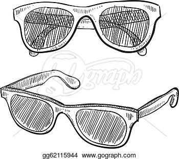 Drawing   Sunglasses Sketch  Clipart Drawing Gg62115944