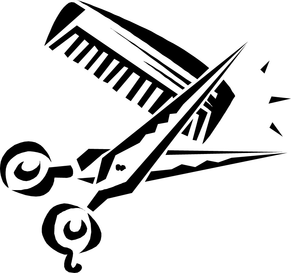 Hair Scissors And Comb Clip Art Stylist Clipart Salon Clipart Hair    