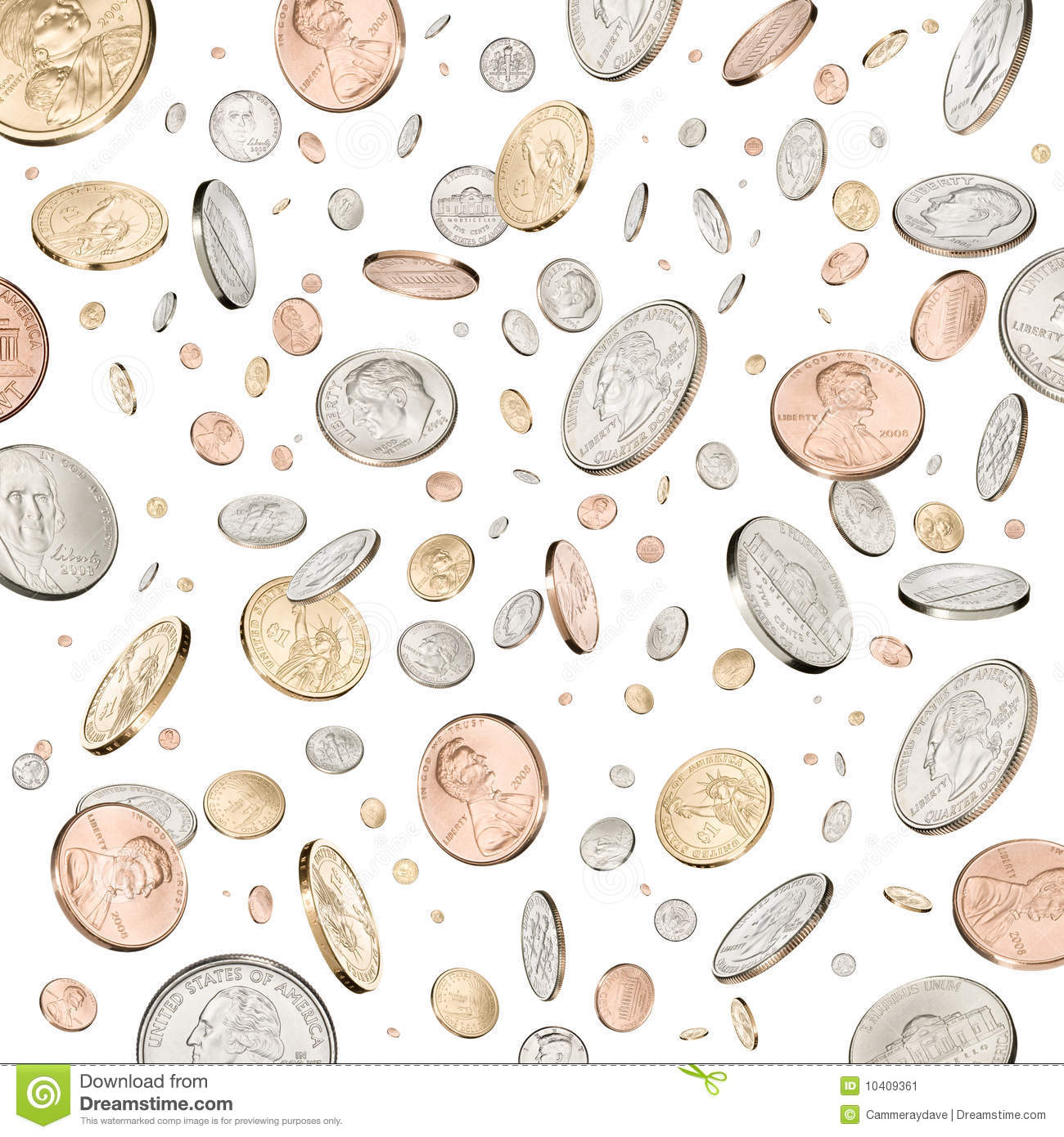 More Similar Stock Images Of   Money Coins Falling Raining Down  