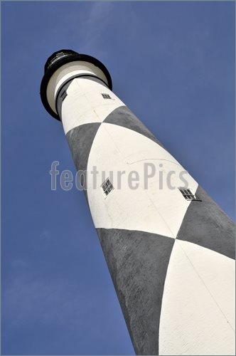 Picture Of The Cape Lookout Lighthouse On The North Carolina Coast