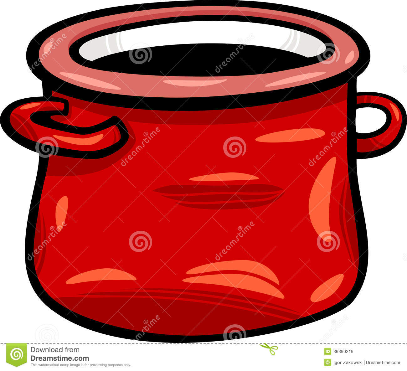 Pot Or Jar Cartoon Clip Art Royalty Free Stock Images   Image    