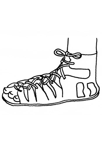 Roman Sandals Clip Art Free Cliparts That You Can Download To You
