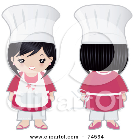 Royalty Free  Rf  Chef Girl Clipart Illustrations Vector Graphics  1