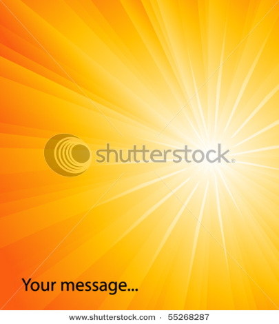 Vector Clip Art Picture Of The Sun Shining Its Warmth And Sunshine On    