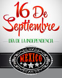 16 De Septiembre Dia De Independencia De Mexico Royalty Free Stock