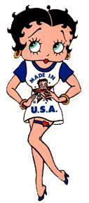     Art Bambini Cartoons Betty Boop Clipart Betty Boop   Made In Usa Dress
