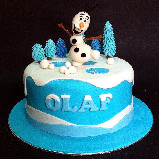 Cakedeliver Fondant Frozen Olaf Cakes   Flickr   Photo Sharing 