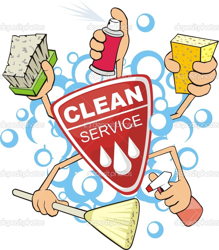 Clean Service Sign   Stock Vector   Kokandr  5662515