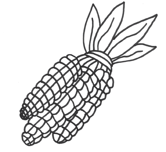 Corn Field Coloring Pages