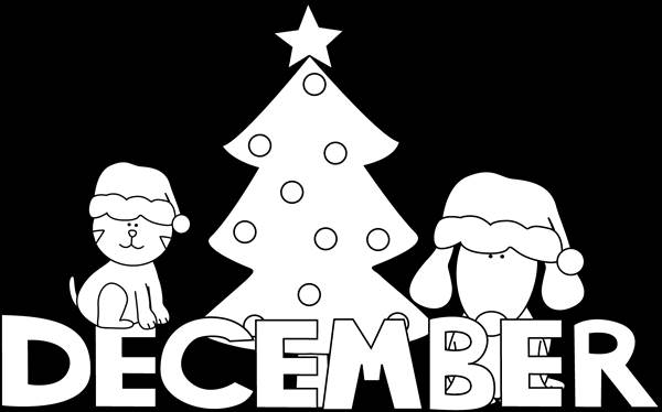 December Clipart Black And White Pictures December Clipart Black And