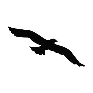 Eagle Flying Silhouette Birds Decals Decal Sticker  15804