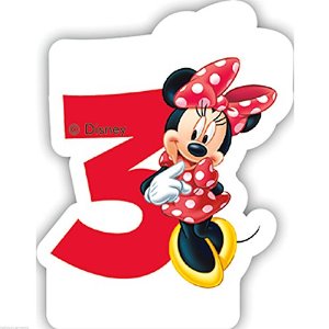 Happy 3rd Birthday Minnie Mouse 3rd Disney Minnie Mouse Red