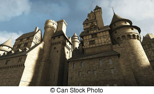 Medieval Castle Walls   Medieval Or Fantasy Castle Or Town