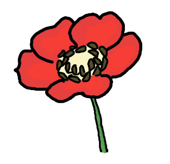 Poppy Remembrance Day Clip Art