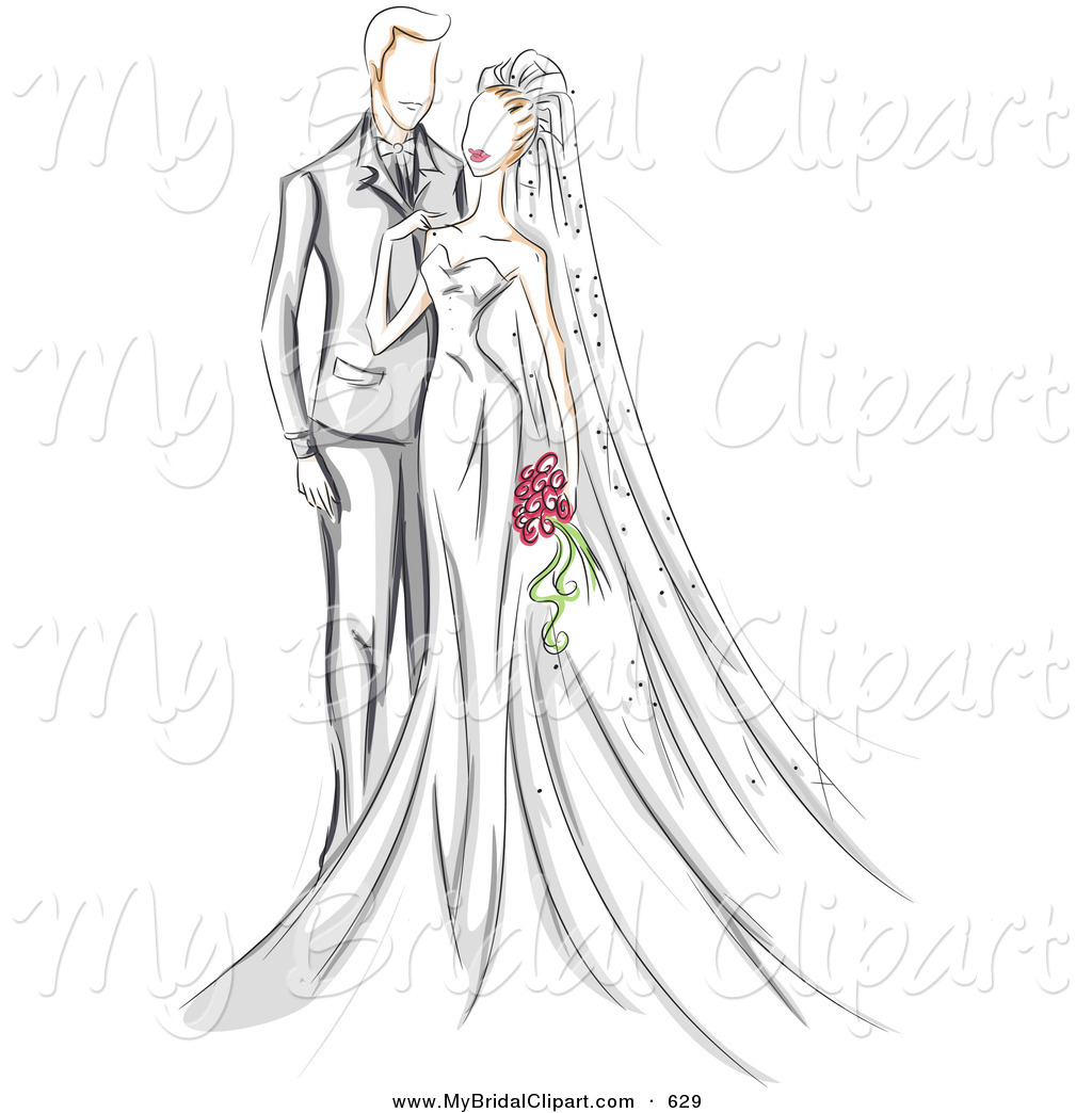 Royalty Free Bride And Groom Stock Bridal Clipart Illustrations