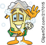 Royalty Free Rf Clipart Illustration Of A Home Mascot Character