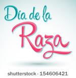 Stock Vector Dia De La Raza Day Of The Race Columbus Day Spanish Text