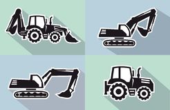 Tractor Silhouette Stock Illustrations Vectors   Clipart   Dreamstime