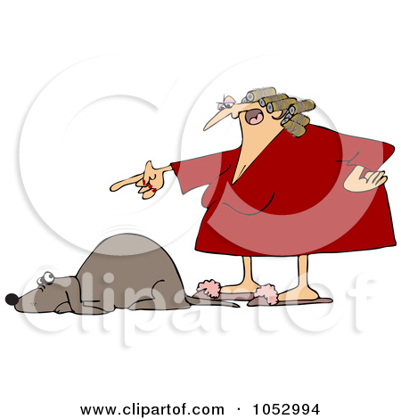 1052994 Royalty Free Vector Clip Art Illustration Of An Angry Woman