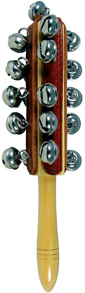 Atlas Bell Shaker Stick Multiple Bells On A Wooden Stick  Lovely