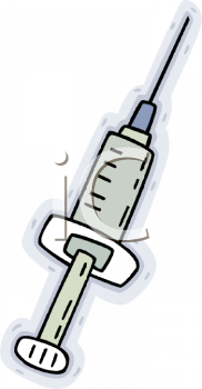Clip Art Syringe Vector Clipart Eps Pictures