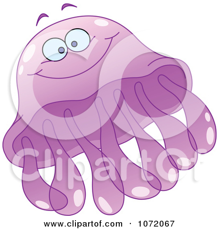 Free  Rf  Purple Jellyfish Clipart Illustrations Vector Graphics  1