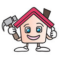 Home Maintenance Cartoon Royalty Free Stock Photo