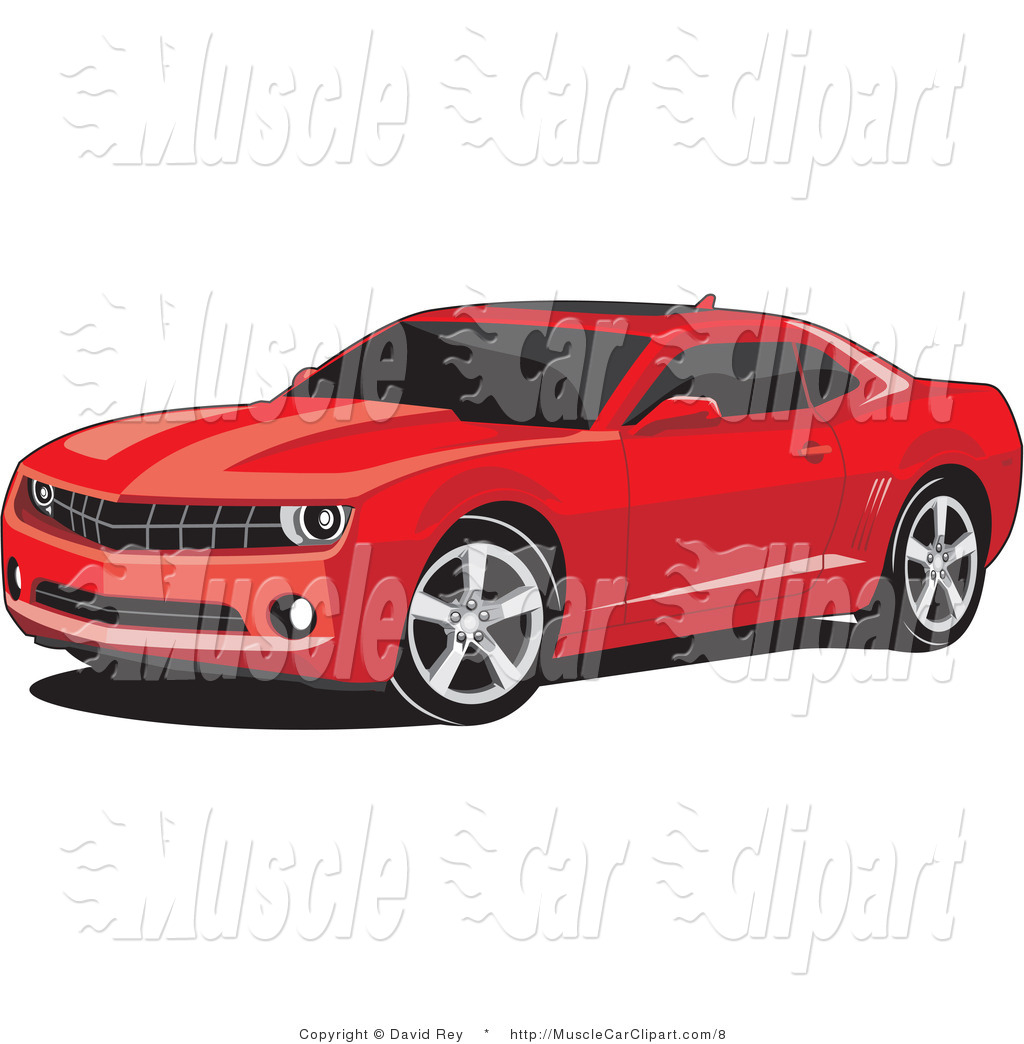 Red Car Clip Art Vector Automotive Clipart Of A