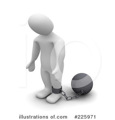 Royalty Free  Rf  Ball And Chain Clipart Illustration  225971 By Jiri